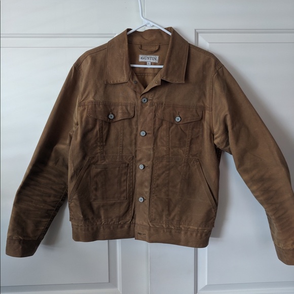 Gustin | Jackets & Coats | Gustin Trucker Jacket Fitted Waxed Canvas | Poshmark